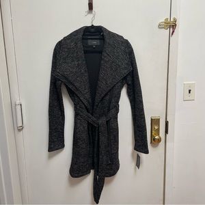 Steve Madden Heather Gray Peacoat with Zipper Size M